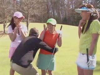 Erika Hiramatsu Takes Two Clubs just after Golf -Uncensored JAV-