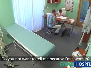 Fakehospital i durueshëm jep e tij extraordinary brune infermiere krem byrek