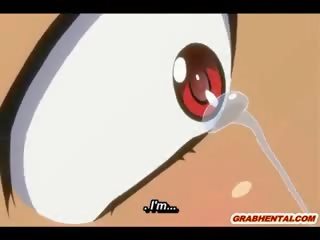 Hentai manó jelentkeznek putz tej töltő neki torok által gettó szörnyek