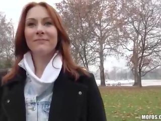 Redhead ceko goddess gets fucked for dhuwit