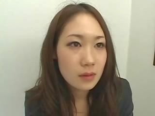 Doskonały azjatyckie sekretarka pieprzony hardhot japońskie diva
