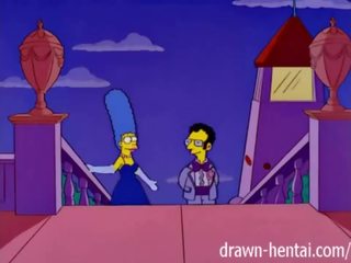 Simpsons dorosły film - marge i artie afterparty