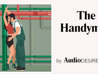 The Handyman (Bondage, fascinating Audio Story, adult clip for Women)