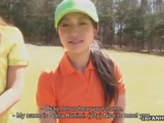 Beautiful Golf lover Nana Kunimi produce A Mistake And Now She